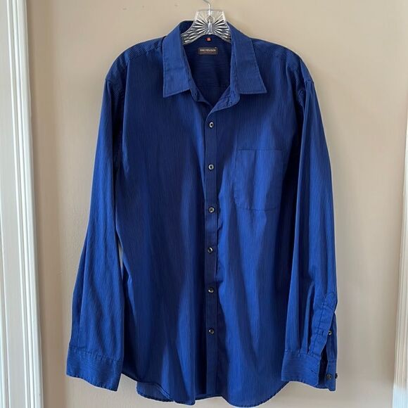 Mens’ Van Heusen Dress Shirt Size L(16-16&1/2) - Picture 1 of 5